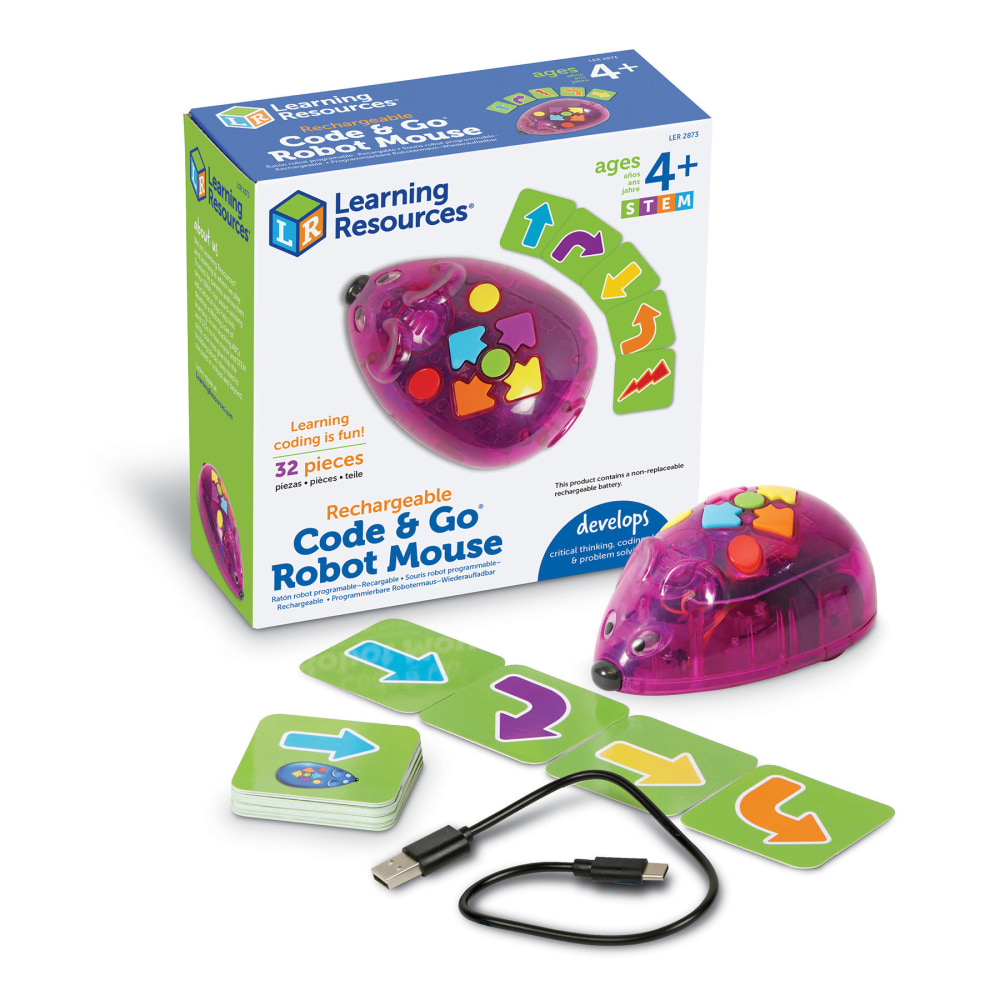 Learning Resources Code N Go Mouse Single, Rechargeable MPN:LER2873