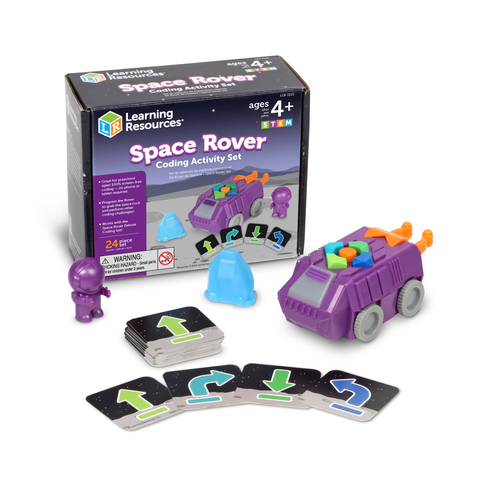 Learning Resources Space Rover Coding Se, All Ages, Set Of 24 Pieces MPN:LER3115