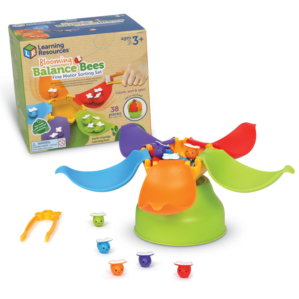 Learning Resources Balancing Bees Fine Motor Sorting Set, Multicolor MPN:LER3607
