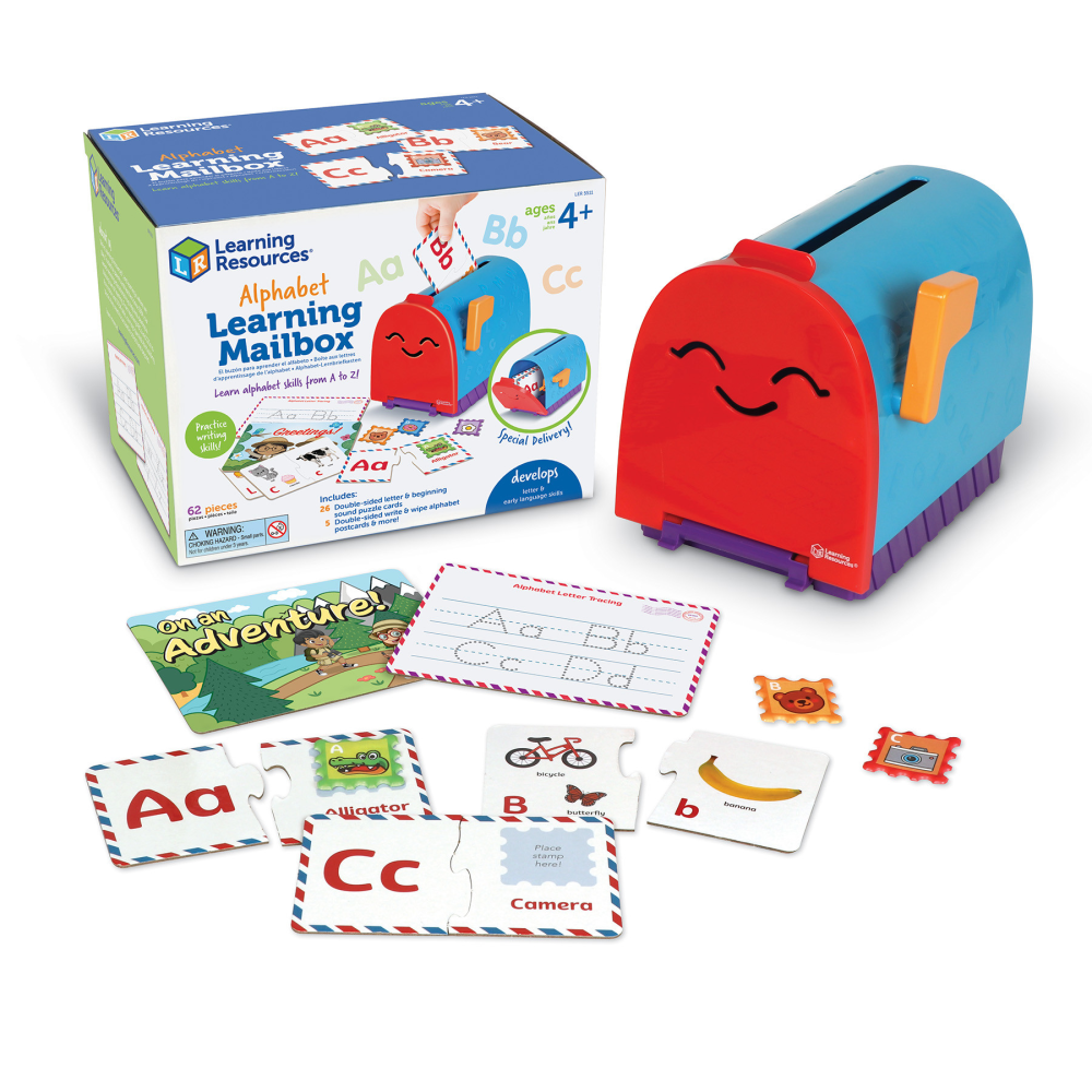 Learning Resources Alphabet Learning Mailbox, Multicolor MPN:LER5511