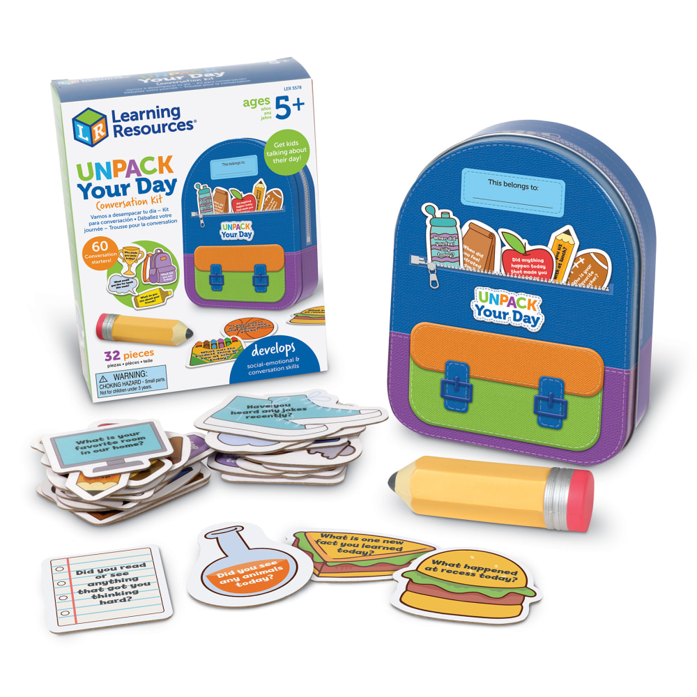 Learning Resources Unpack Your Day SEL Kit, Multicolor MPN:LER5578