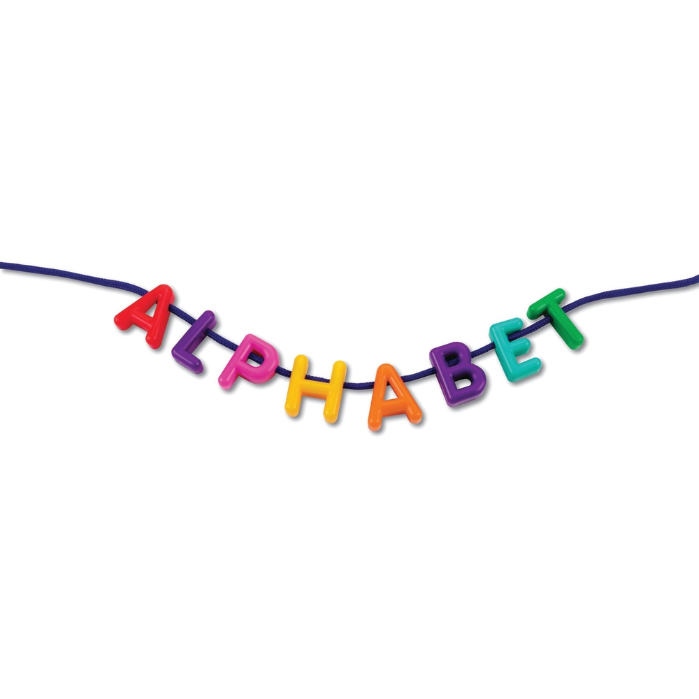Learning Resources Plastic Lacing Uppercase Alphabet, All Ages MPN:LER6401