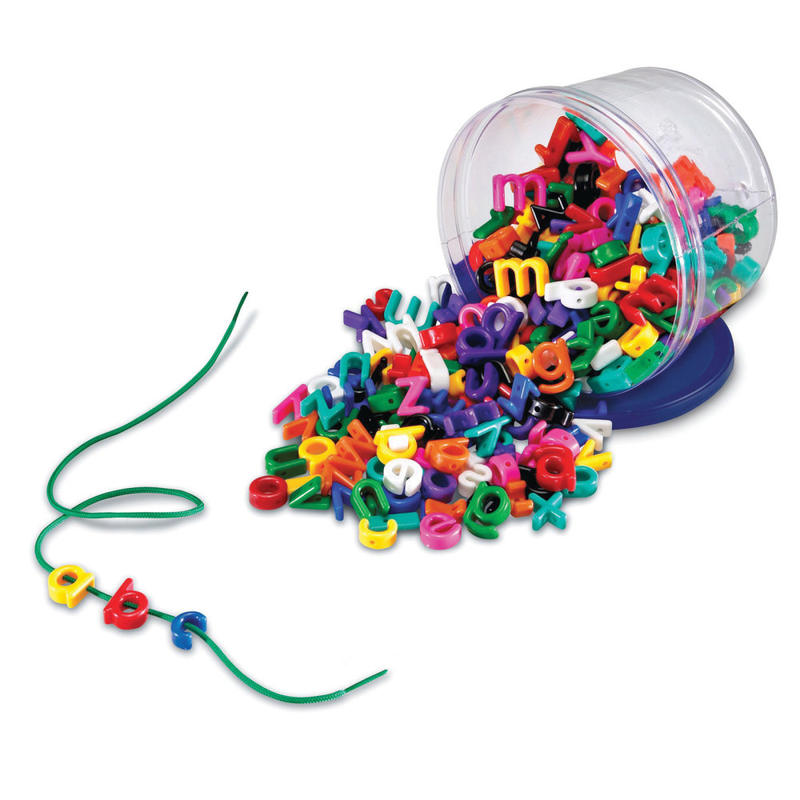 Learning Resources Plastic Lacing Lowercase Alphabet Set MPN:LER6402