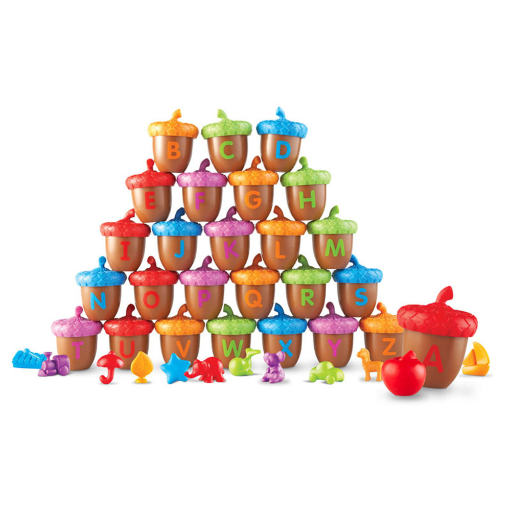 Learning Resources Alphabet Acorns Activity Set, Multicolor, Set Of 78 Pieces MPN:LER6802