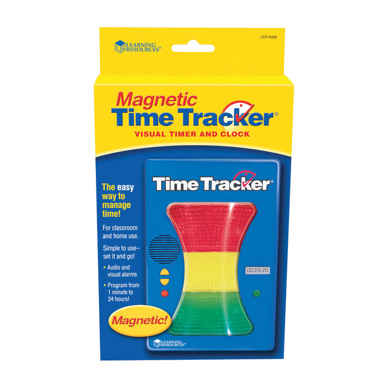 Learning Resources Magnetic Time Tracker, 5inH x 1 1/2inW x 7inD, Grades Pre-K - 9 MPN:LER6968