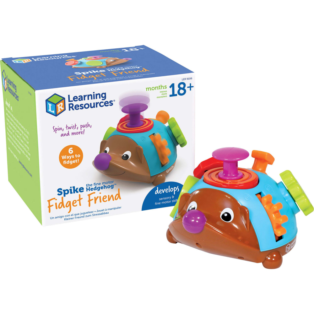 Learning Resources Spike the Fine Motor Hedgehog Fidget Friend, Multicolor, Pre-K MPN:LER9106
