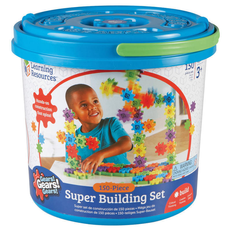 Learning Resources Gears! Gears! Gears! Super Building Set, Pre-K - Grade 5 MPN:LER9164