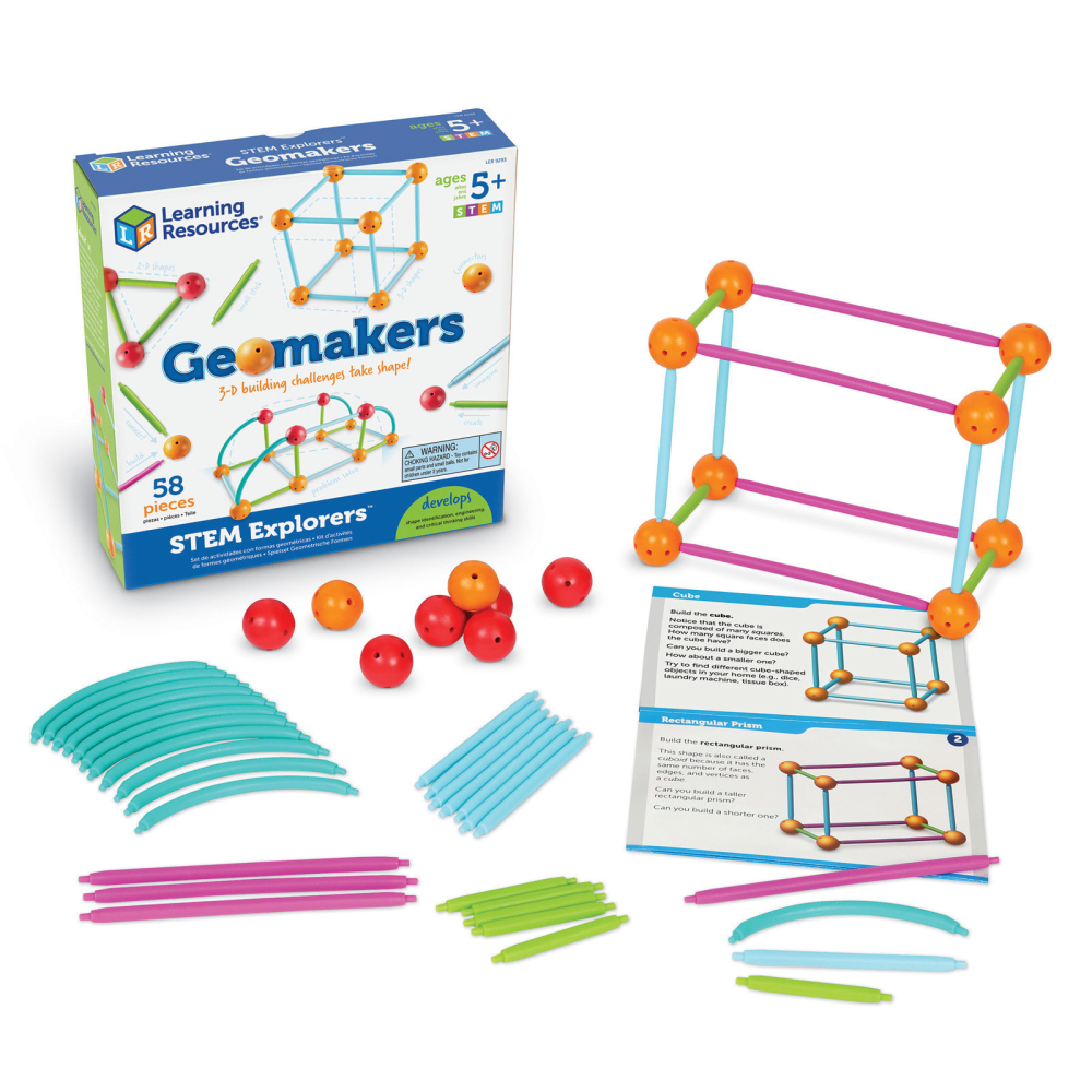 Learning Resources STEM Explorers Puzzles, Geomakers, Grade K To 4 MPN:LER9293
