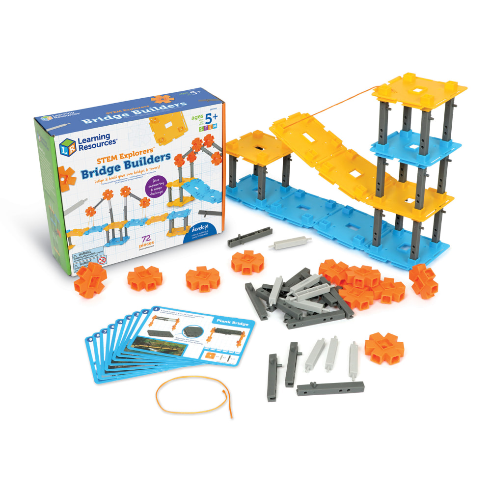 Learning Resources STEM Explorers Bridge Builders, Multicolor MPN:LER9461