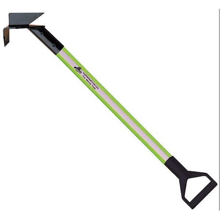 Drywall Hook, 3 ft. Dog Bone Pole, HiViz Lime, D-Handle MPN:DBL-3DH-D