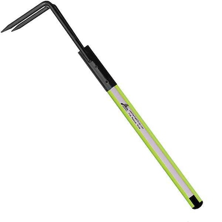 Rubbish Hook, 4 ft. Dog Bone Pole, HiViz Lime MPN:DBL-4RH-B