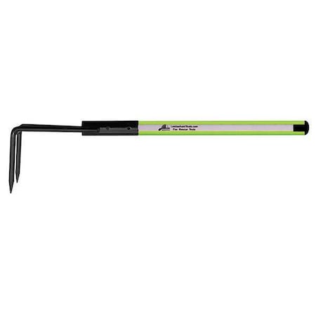 Rubbish Hook, 6 ft. Dog Bone Pole, HiViz Lime MPN:DBL-6RH-B