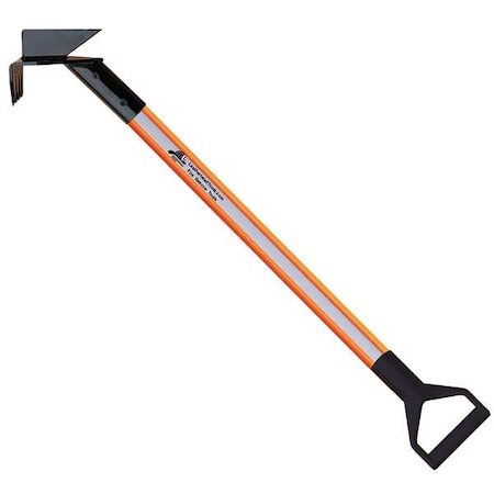 Drywall Hook, 4 ft. Dog Bone Pole, HiViz Orange, D-Handle MPN:DBO-4DH-D