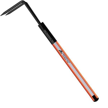 Rubbish Hook, 6 ft. Dog Bone Pole, HiViz Orange MPN:DBO-6RH-B