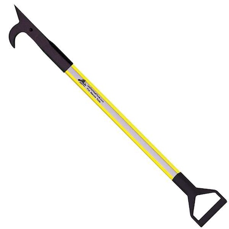 American Hook, 10 ft. Dog Bone Pole, HiViz Yellow, D-Handle MPN:DBY-10AH-D
