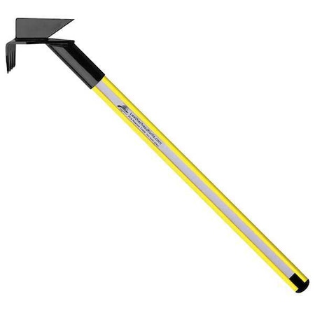 Drywall Hook, 6 ft. Dog Bone Pole, HiViz Yellow MPN:DBY-6DH-B