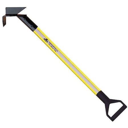 Drywall Hook, 6 ft. Dog Bone Pole, HiViz Yellow, D-Handle MPN:DBY-6DH-D