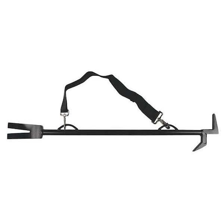 NY Claw, 3 ft. Black Powder Coat, w/ NY Hook & Halligan Fork MPN:NYC-3-S