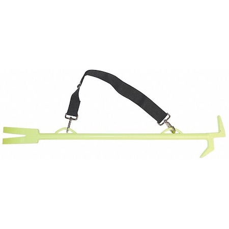 NY Claw, 3 ft. HiViz Lime, w/ NY Hook & Halligan Fork MPN:NYCL-3-S