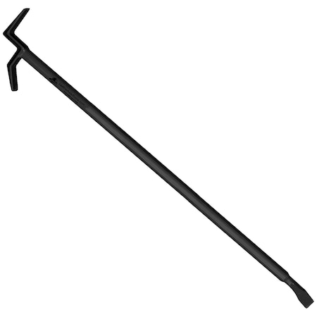 NY Hook, 2 ft. Black Powder Coat, w/ Chisel End MPN:NYH-2