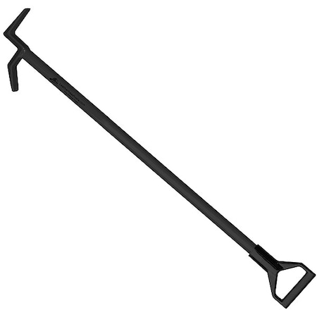 NY Hook, 5 ft. Black Powder Coat, w/ D-Handle MPN:NYH-5-D