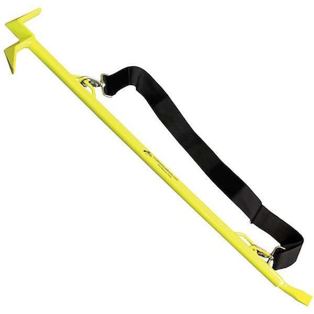 NY Hook, 4 ft. HiViz Lime, w/ Chisel End & Strap MPN:NYHL-4-S