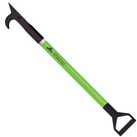 American Hook, 10 ft. Pro-Lite Pole, HiViz Lime, D-Handle MPN:PLL-10AH-D
