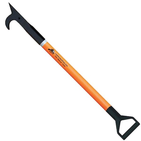 American Hook, 3 ft. Pro-Lite Pole, HiViz Orange, D-Handle MPN:PLO-3AH-D