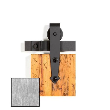 Brushed Nickel Barn Door Hardware 0115-9001 90 MPN:0115-9001