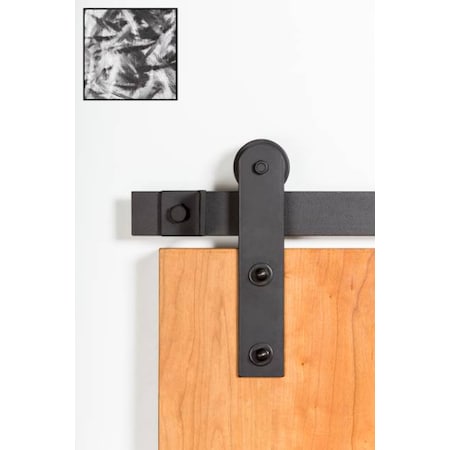 Machine Polished Barn Door Hardware 0119-3091 30 MPN:0119-3091