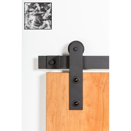 Machine Polished Barn Door Hardware 0120-3030 30 MPN:0120-3030