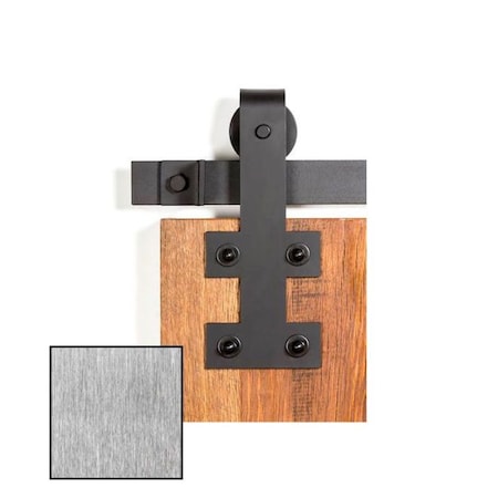 Brushed Nickel Barn Door Hardware 0120-9050 90 MPN:0120-9050