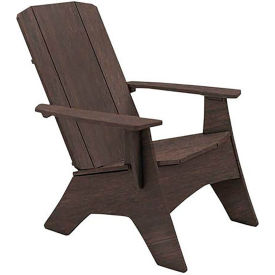 Ledge® Lounger Mainstay Adirondack Regular Ready To Assemble Flint LL-MS-A-R-RTA-FT