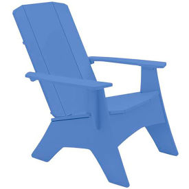 Ledge® Lounger Mainstay Adirondack Regular Ready To Assemble Sky Blue LL-MS-A-R-RTA-SB