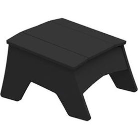 Ledge® Lounger Mainstay Adirondack Ottoman Black LL-MS-AO-BK