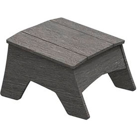 Ledge® Lounger Mainstay Adirondack Ottoman Fog LL-MS-AO-FO