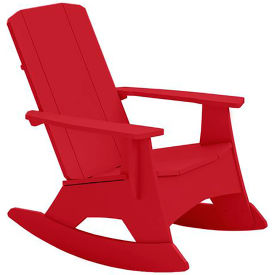 Ledge® Lounger Mainstay Adirondack Rocker Red LL-MS-AR-RD