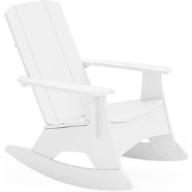 Ledge® Lounger Mainstay Adirondack Rocker White LL-MS-AR-WH