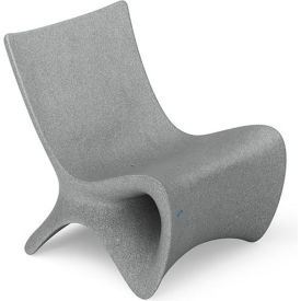 Ledge® Lounger Autograph Chair Granite Gray LL-AG-CR-GG