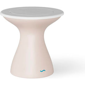 Ledge® Lounger Autograph Standard Side Table Cloud Base White Lid LL-AG-ST-RL-CL-WH