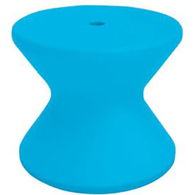 Ledge® Lounger Signature Standard Side Table with Umbrella Hole Light Blue LL-SG-ST-14H-LB