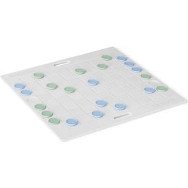 Ledge® Lounger Games Checkers & Tic Tac Toe Combo White LL-GM-CT