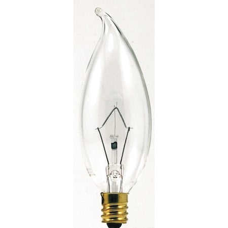25 W, B10, Candelabra Screw (E12) MPN:13452