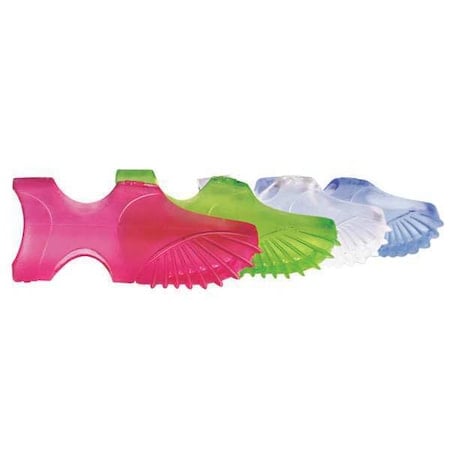 Gel Fingertip Grips, Size 5, Assorted, PK10, Thermoplastic Elastomers(TPE), Blue; Clear; Green; Red MPN:61050