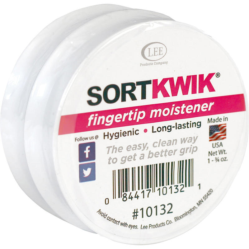 Lee Sortkwik Hygienic Fingertip Moistener, 1.75 Oz, Pink, Pack Of 2 (Min Order Qty 17) MPN:10132