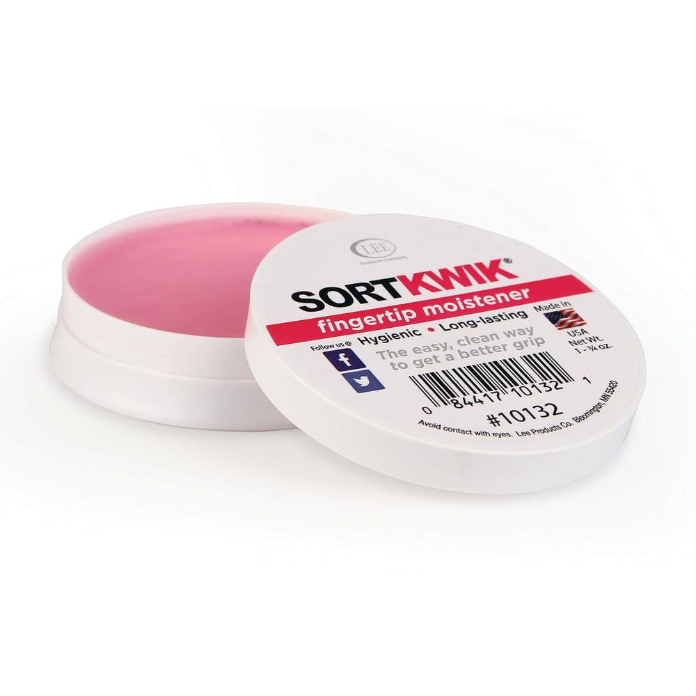 Lee Sortkwik Hygienic Fingertip Moistener, 50% Recycled, 1.75 Oz, Pink, Pack Of 2 (Min Order Qty 16) MPN:20132