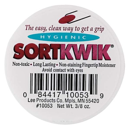 Sortkwik Fingertip Moisteners, 0.38 oz, Pink, PK3 MPN:LEE10053