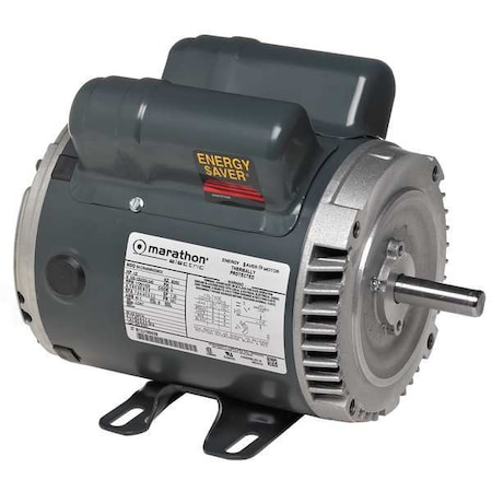 Capacitor-Start/Run General Purpose Motor, 1/2 hp HP, 120/240V AC Voltage, 56C Frame MPN:056B17D11031
