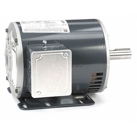 Three-Phase General Purpose Motor, 1 HP, 56HZ Frame, 208-230/460V AC Voltage, 1, 725 Nameplate RPM MPN:056T17D3301