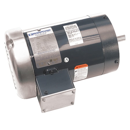 Three-Phase Severe Duty Motor, 1 HP, 56C Frame, 230/460V AC Voltage, 1760 rpm Nameplate RPM MPN:056T17W99021